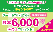 はじめて・ひさしぶりの方限定！公共料金やAmazonのお支払いでポイントGET！キャンペーン