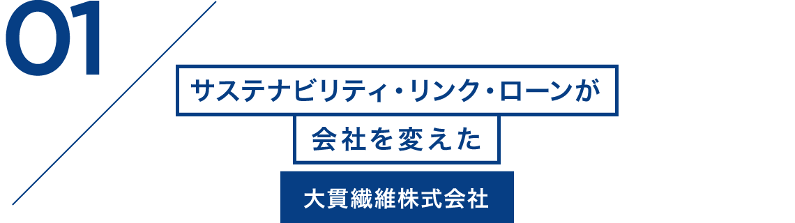 01/サステナビリティ・リンク・ローンが会社を変えた 大貫繊維株式会社