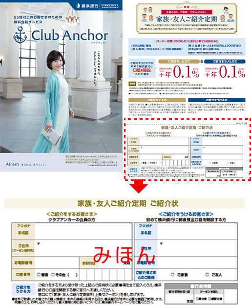 イメージ:Club Anchor(クラブアンカー)専用パンフレット