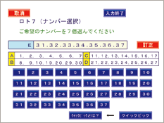 数字の入力